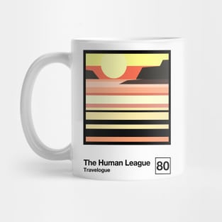 Travelogue / Minimalist Style Graphic Artwork Design Mug